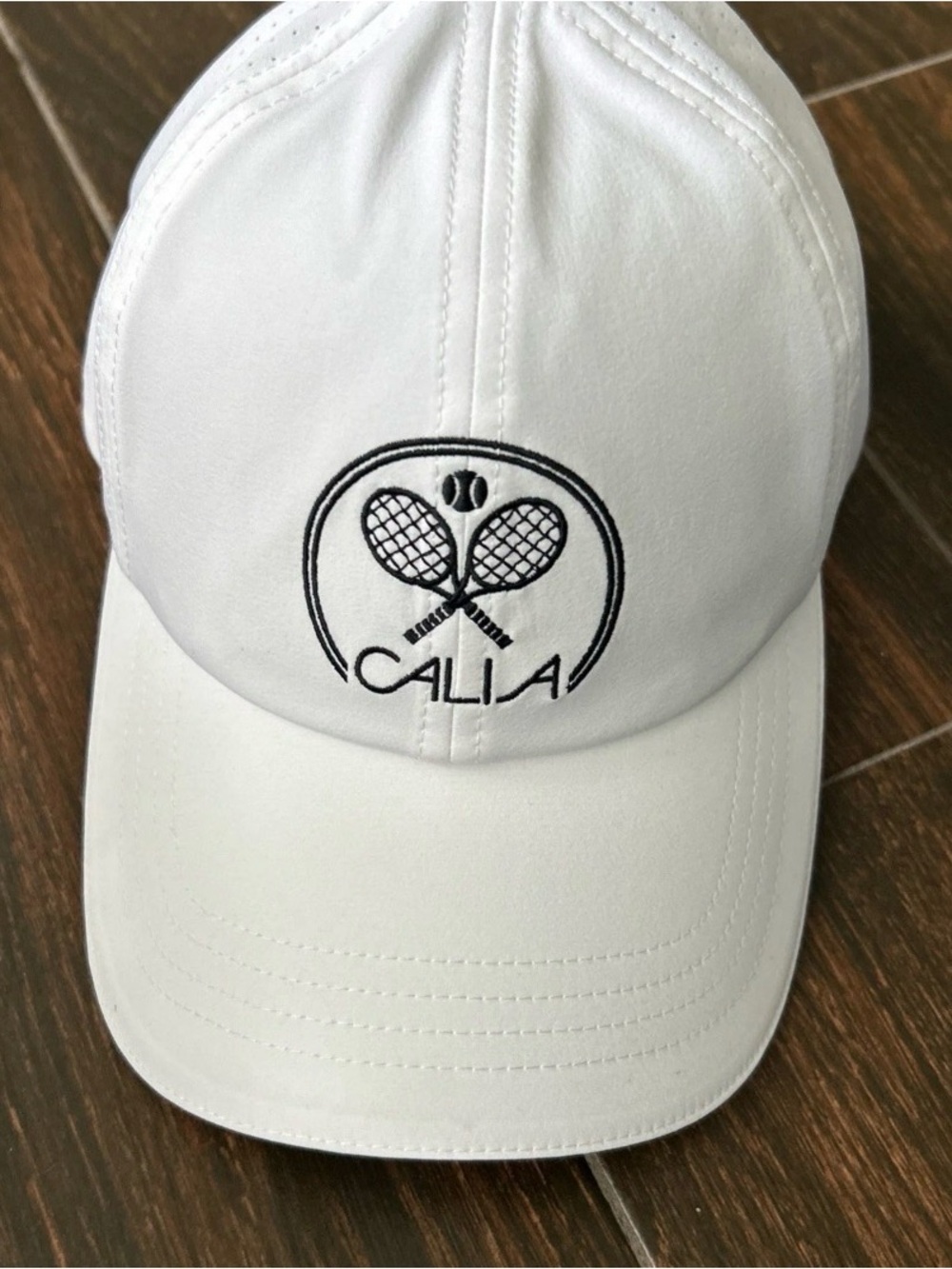 Calia Women’s Crossback Ponytail Hat White One Size Tennis NWT